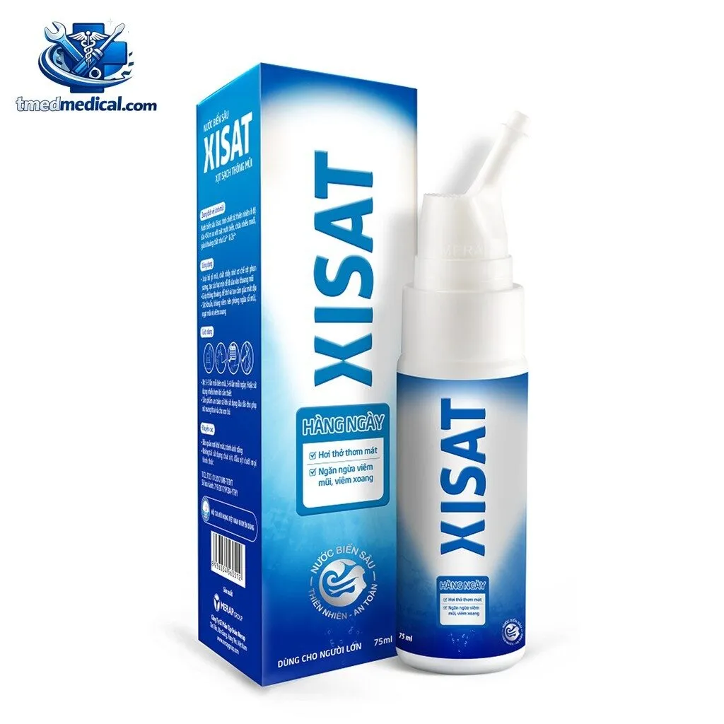 công dụng dung dịch xịt mũi Xisat giúp làm sạch mũi cho trẻ