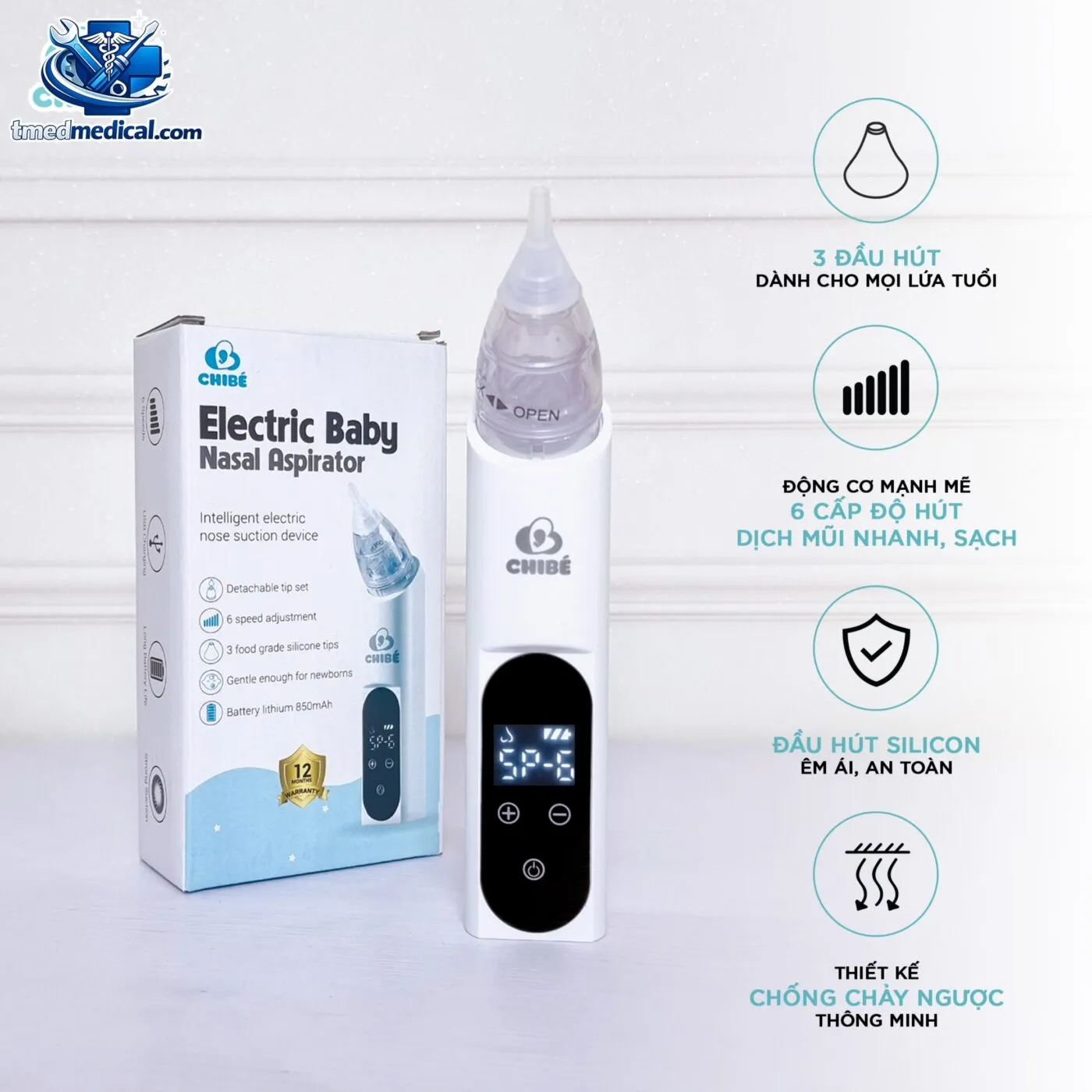 cơ chế hoạt động máy hút mũi trẻ em