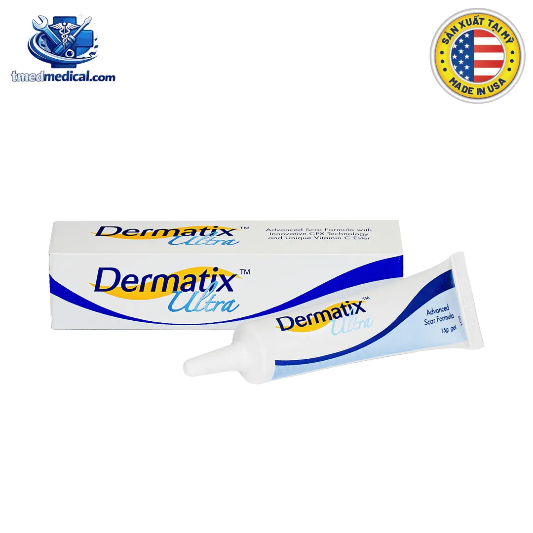 dermatix là sản phẩm gel trị sẹo silicone và nguồn gốc thương hiệu dermatix