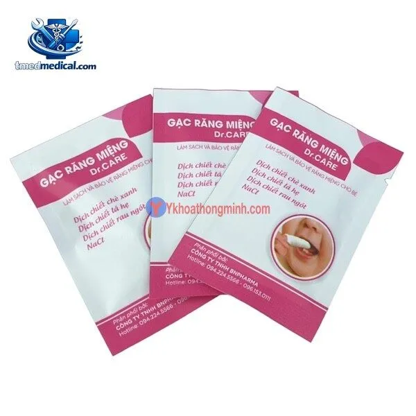 gạc răng miệng trẻ em Dr Care hộp
