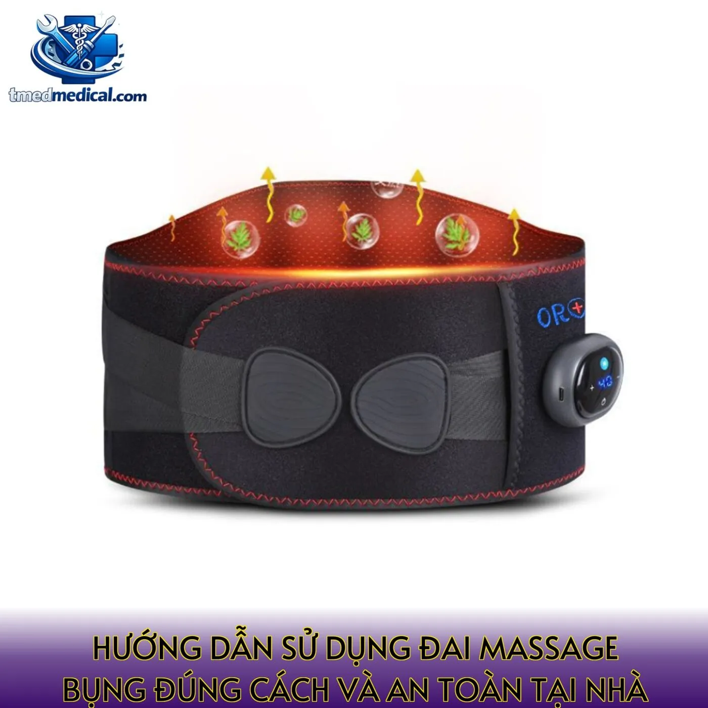 hướng dẫn sử dụng đai massage bụng đúng cách và an toàn tại nhà
