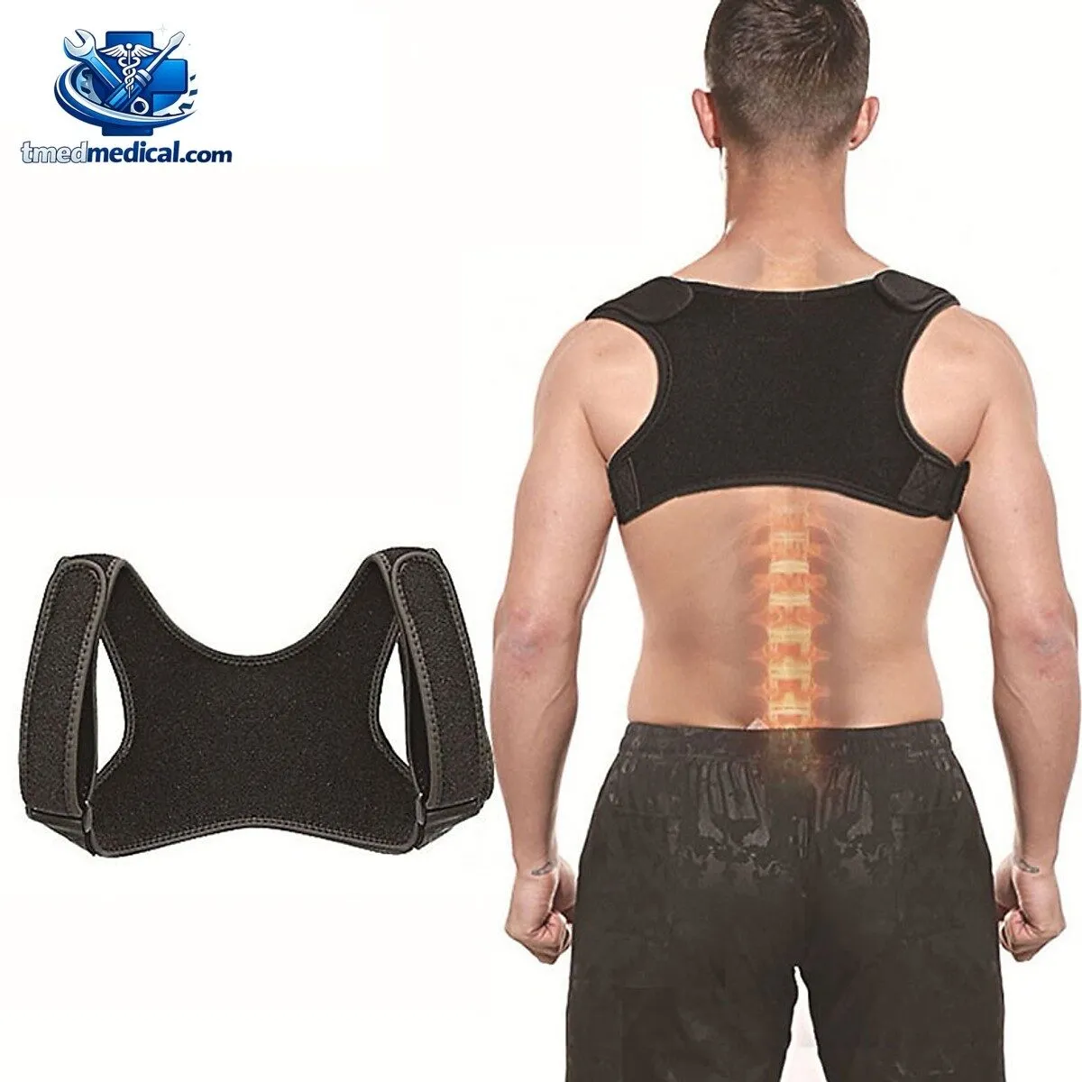 Đai chống gù lưng Nhật Bản hỗ trợ điều chỉnh tư thế và cố định cột sống