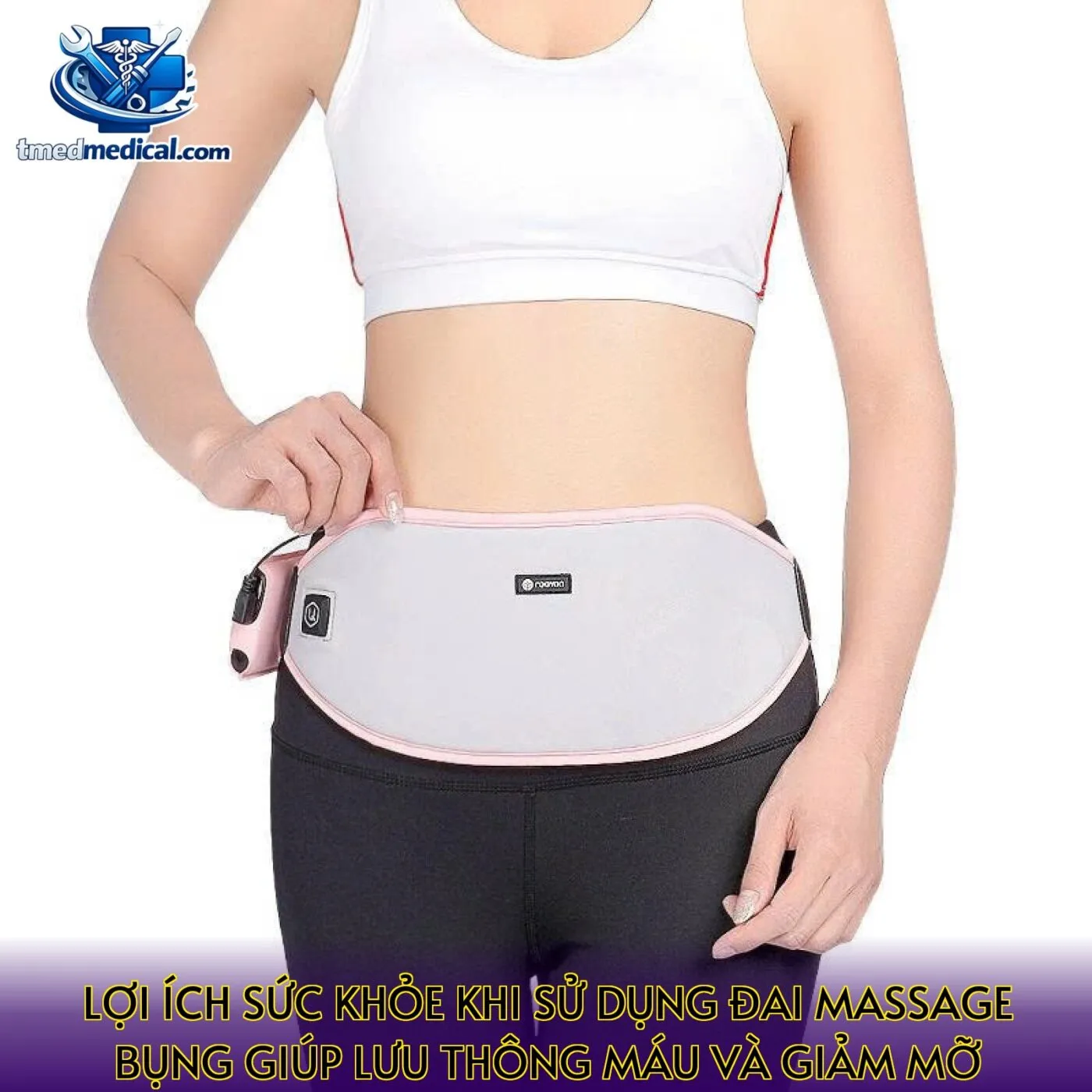 lợi ích sức khỏe khi sử dụng đai massage bụng giúp lưu thông máu và giảm mỡ