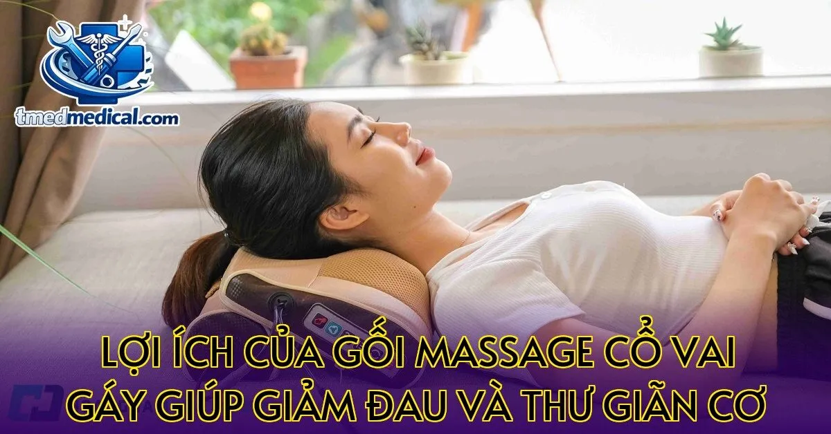 Lợi ích của gối massage cổ vai gáy giúp giảm đau và thư giãn cơ