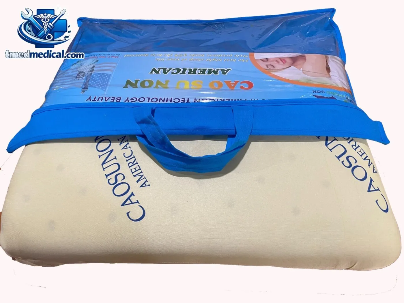 gối cao su non giúp giảm đau mỏi cổ vai gáy hiệu quả