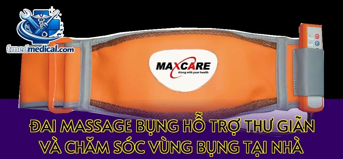 Đai massage bụng hỗ trợ thư giãn và chăm sóc vùng bụng tại nhà