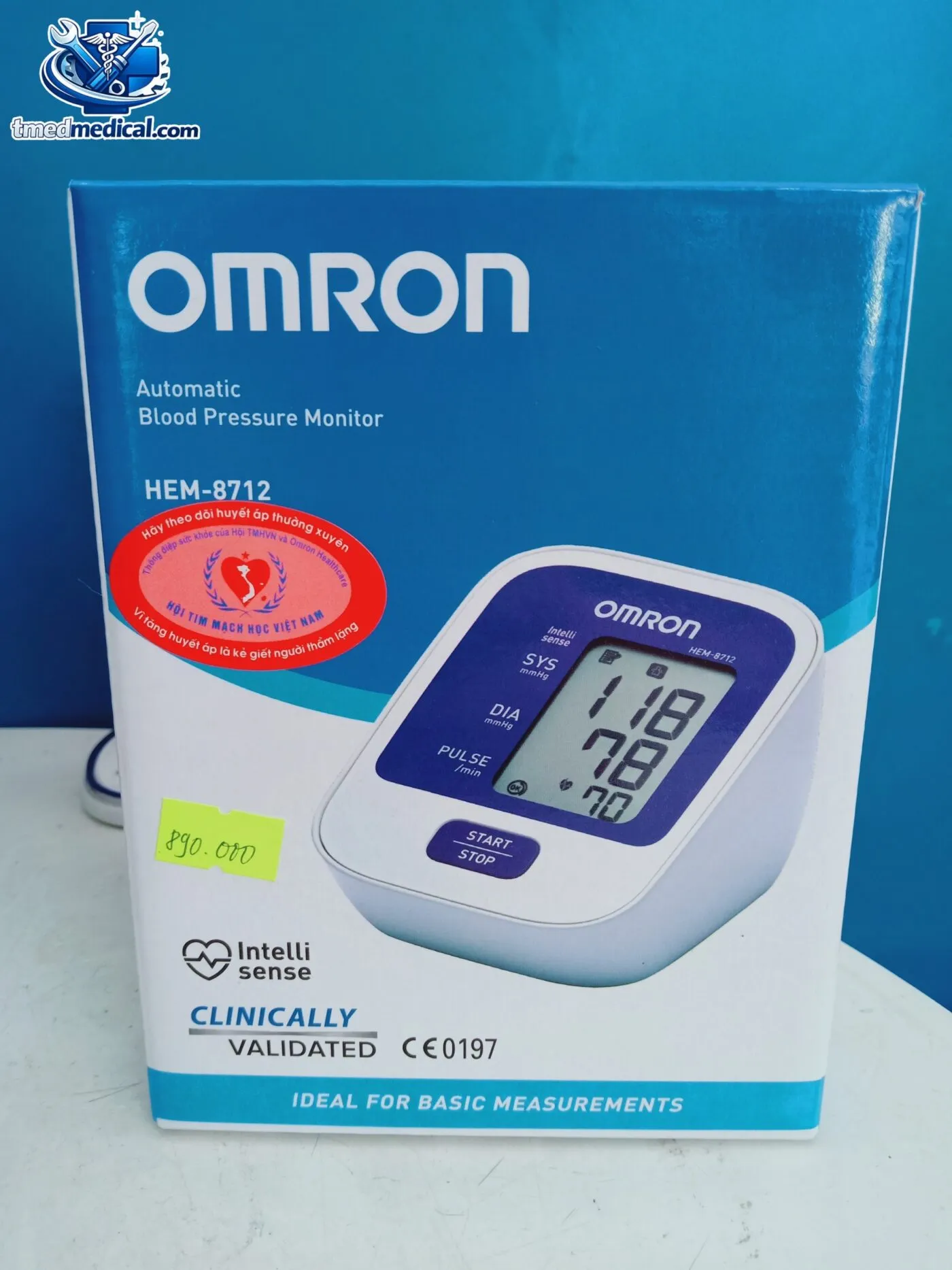 phân biệt máy đo huyết áp Omron thật giả