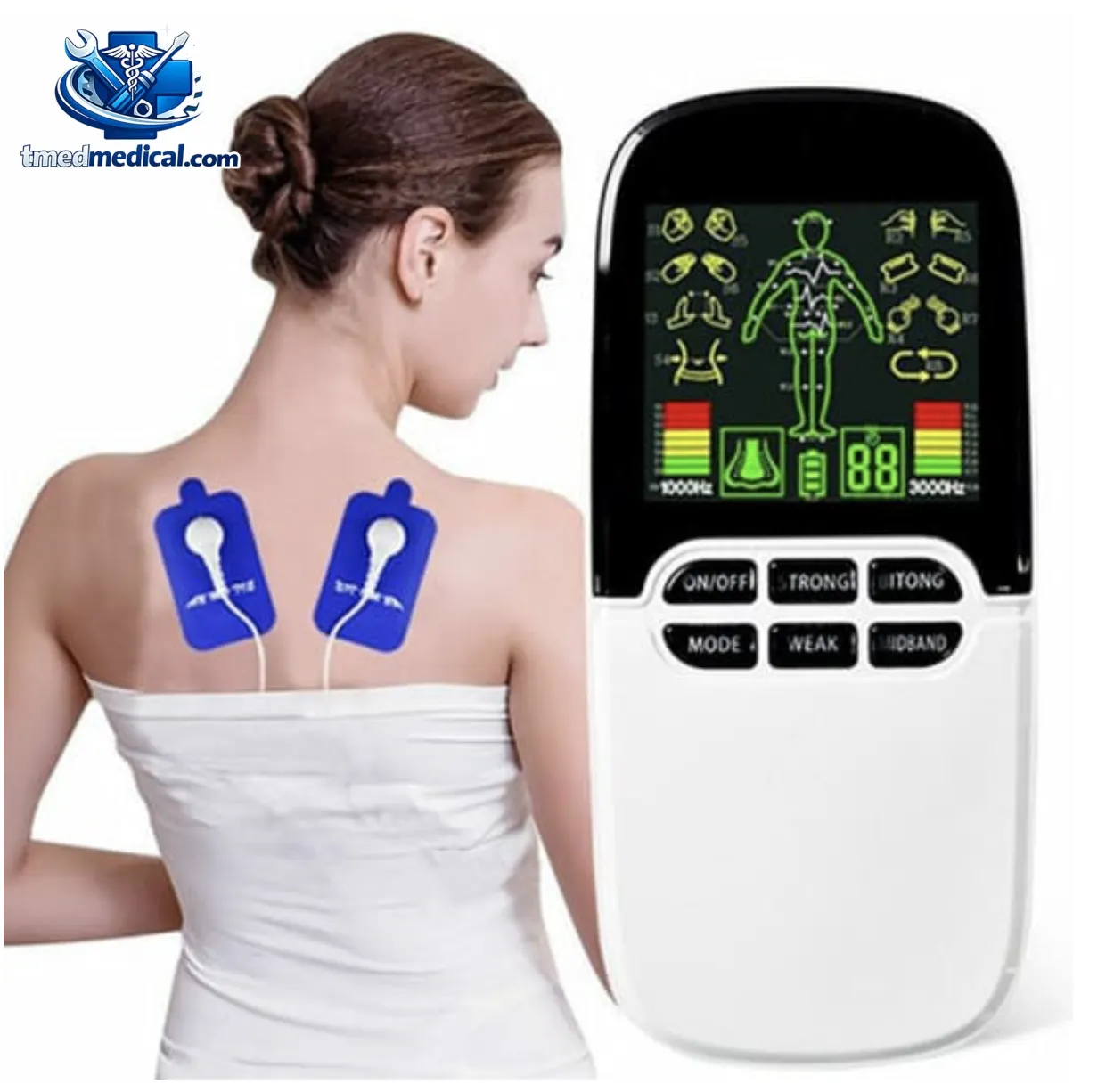 Hướng dẫn sử dụng máy massage xung điện với miếng dán điện cực